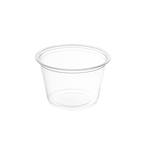 Clear Plastic Disposable Portion / Souffle cup 5.5oz