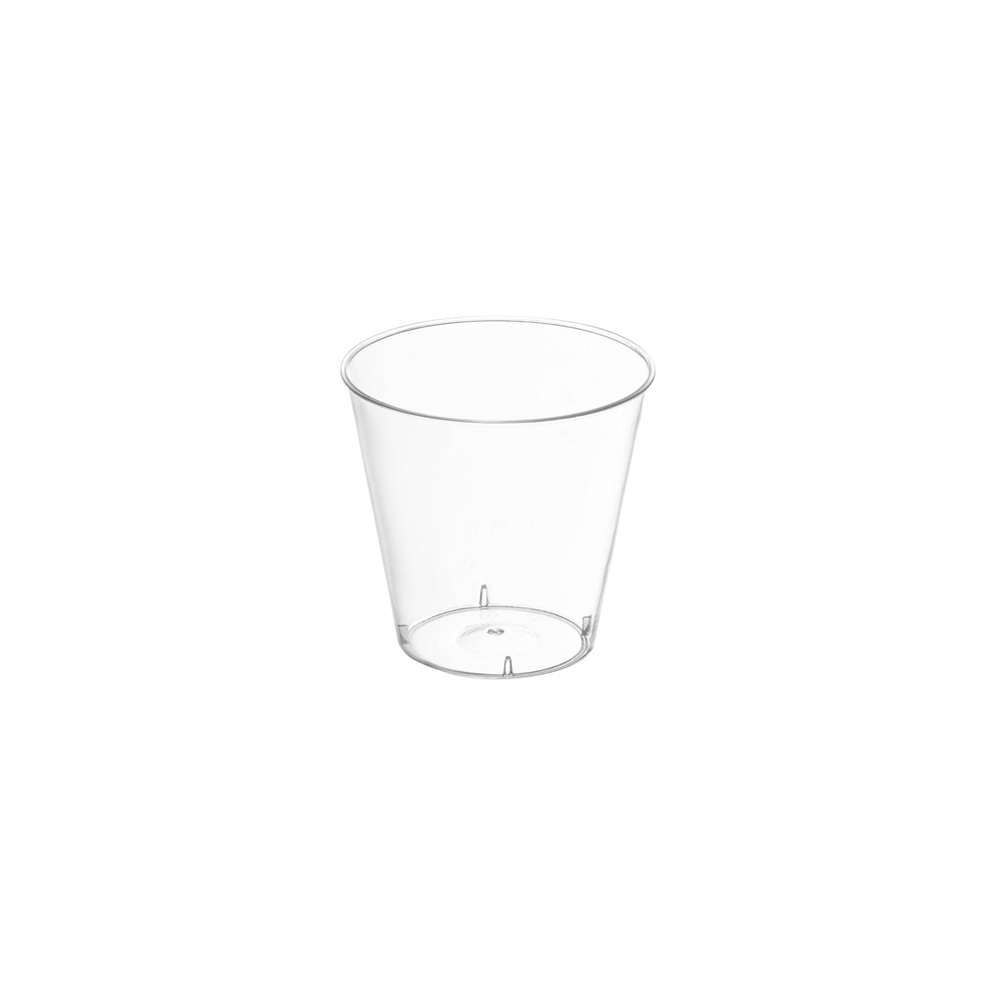 1 oz. Clear Disposable Plastic Shot Glasses