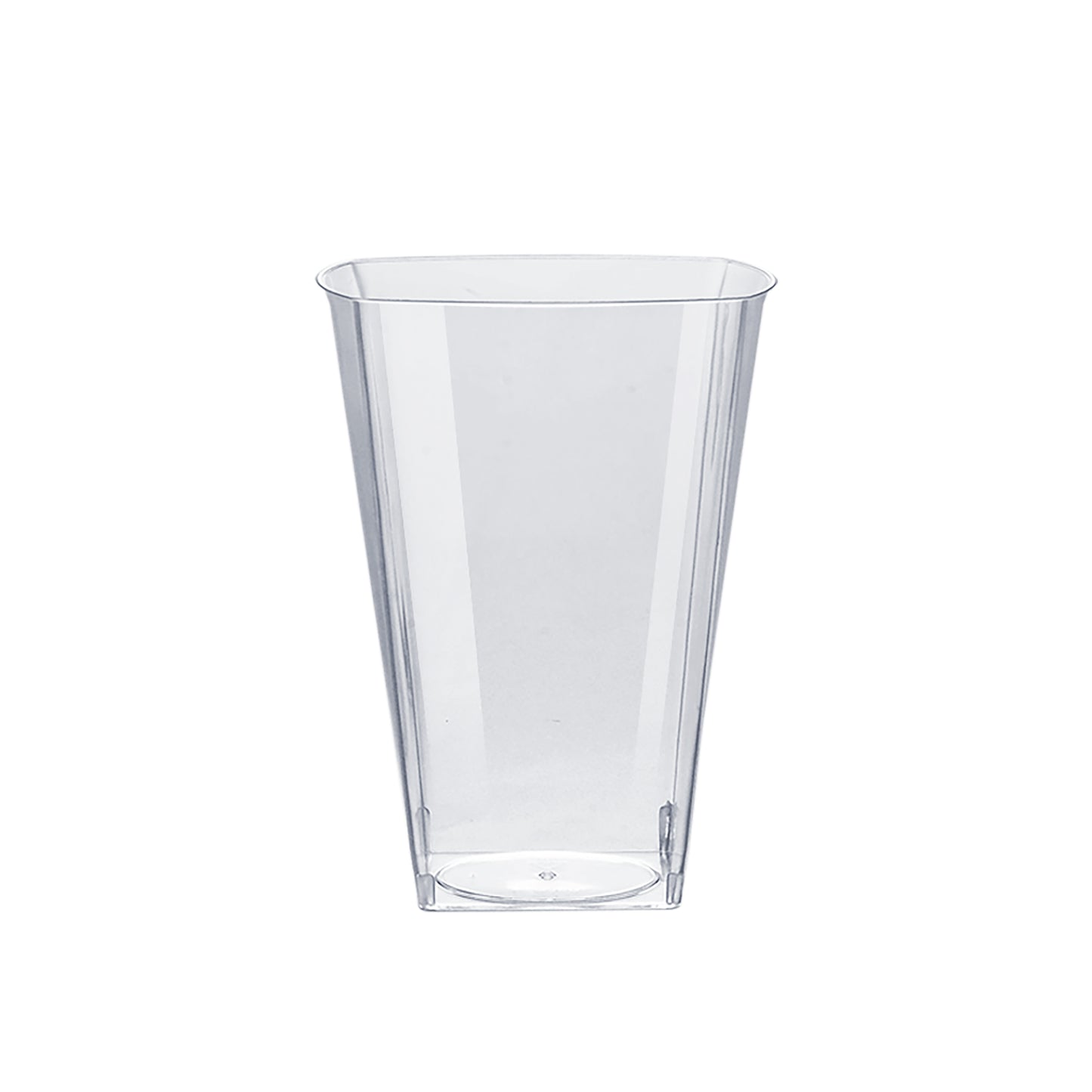 8 oz. Clear Square Disposable Plastic Cups