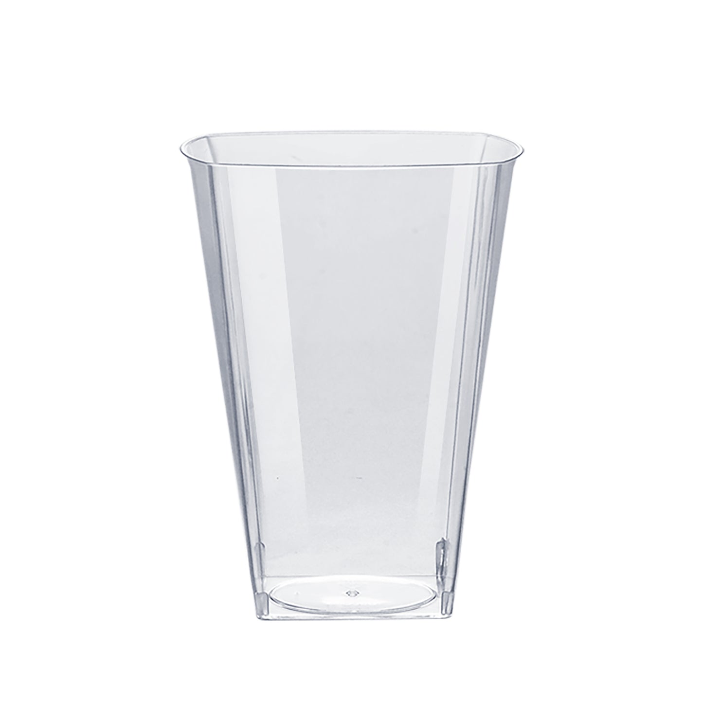 10 oz. Clear Square Disposable Plastic Cups