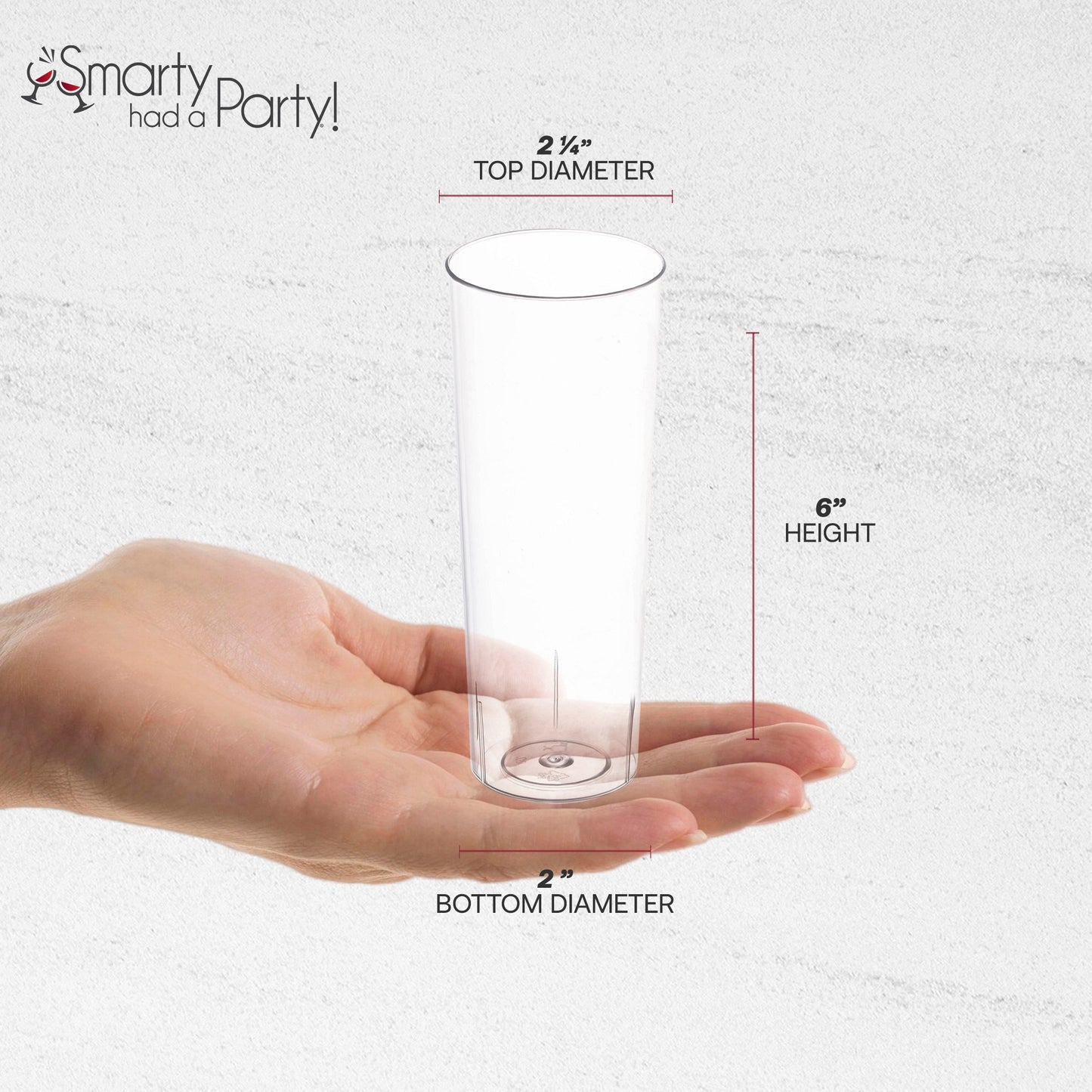 10 oz. Clear Round High Ball Plastic Disposable Cups