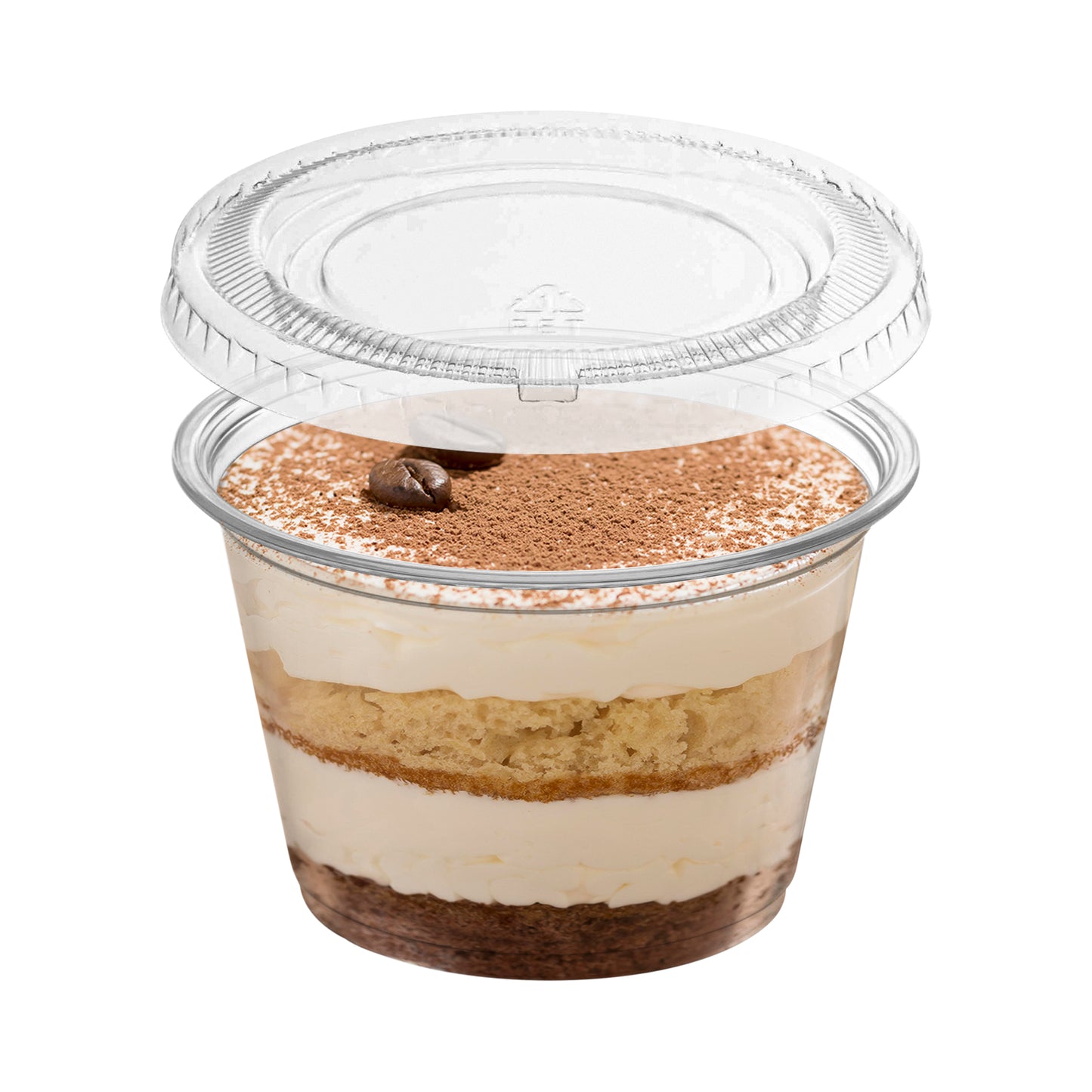 4oz Clear Plastic Disposable Portion/Souffle Cups with Lids