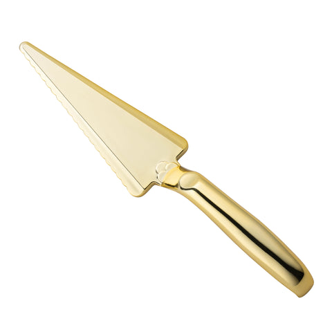 Shiny Gold Disposable Plastic Cake Lifters