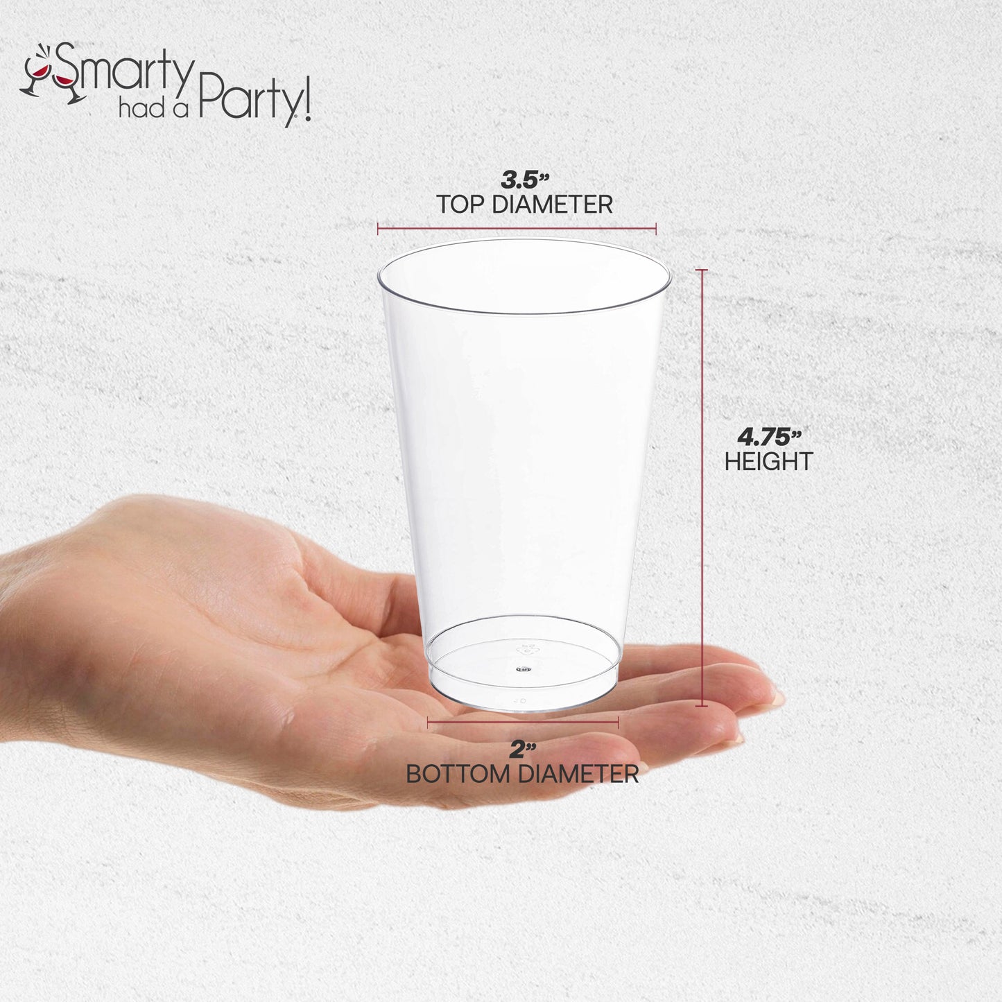 14 oz. Clear Disposable Plastic Tumblers