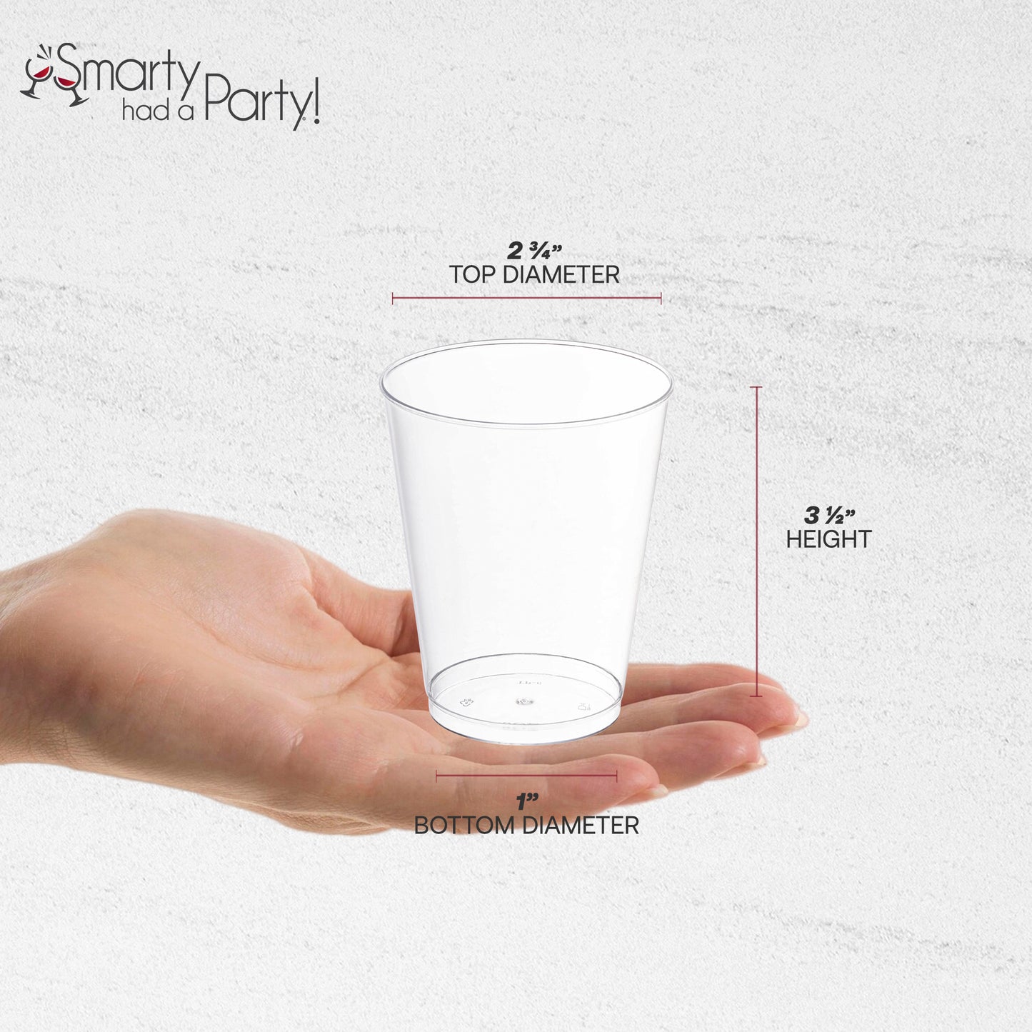 8 oz. Clear Round Disposable Cups