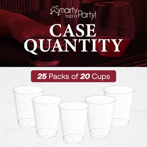 8 oz. Clear Round Disposable Cups