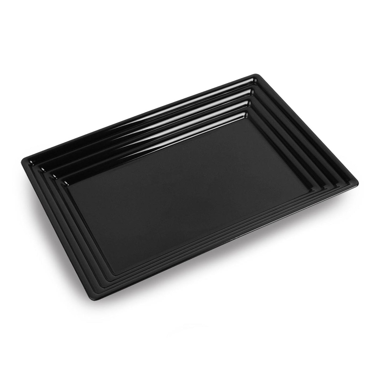 Rectangular Plastic Black Tray, Sand & Water Trays