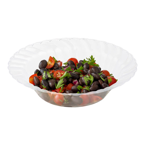 Clear Flair Disposable Plastic Dessert Bowls (5 oz.) Secondary | The Kaya Collection