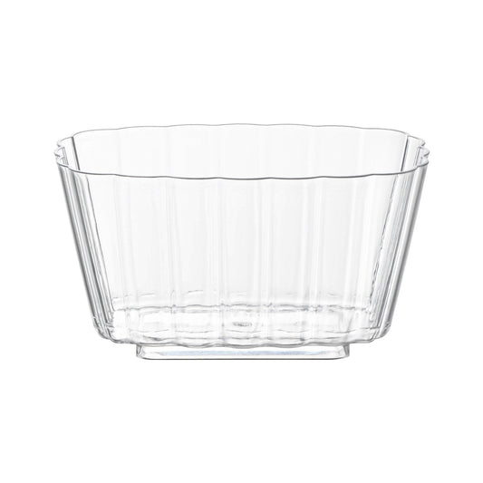 5.5 oz. Clear Fluted Rectangular Plastic Disposable Pudding Cups Main | The Kaya Collection