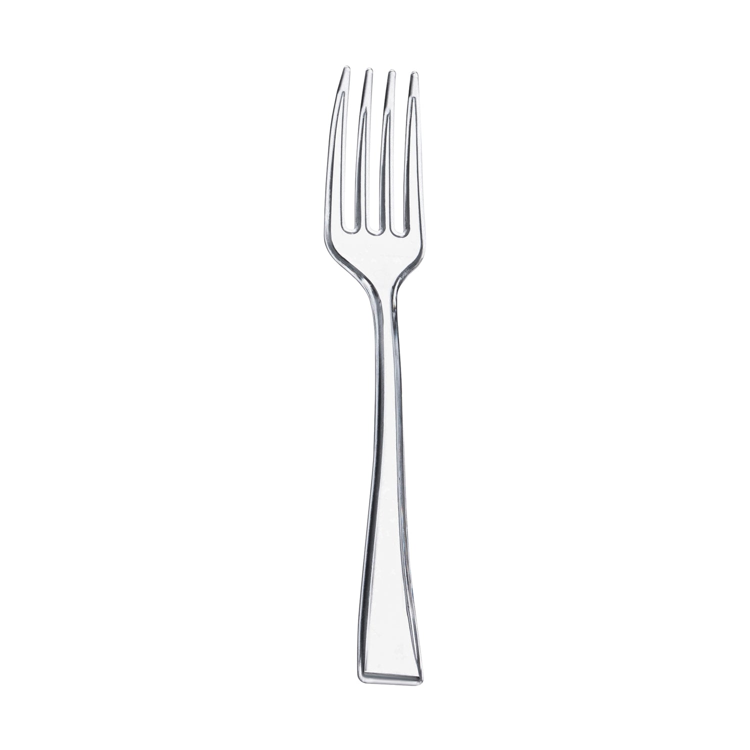 Clear Mini Plastic Disposable Tasting Forks Main | The Kaya Collection