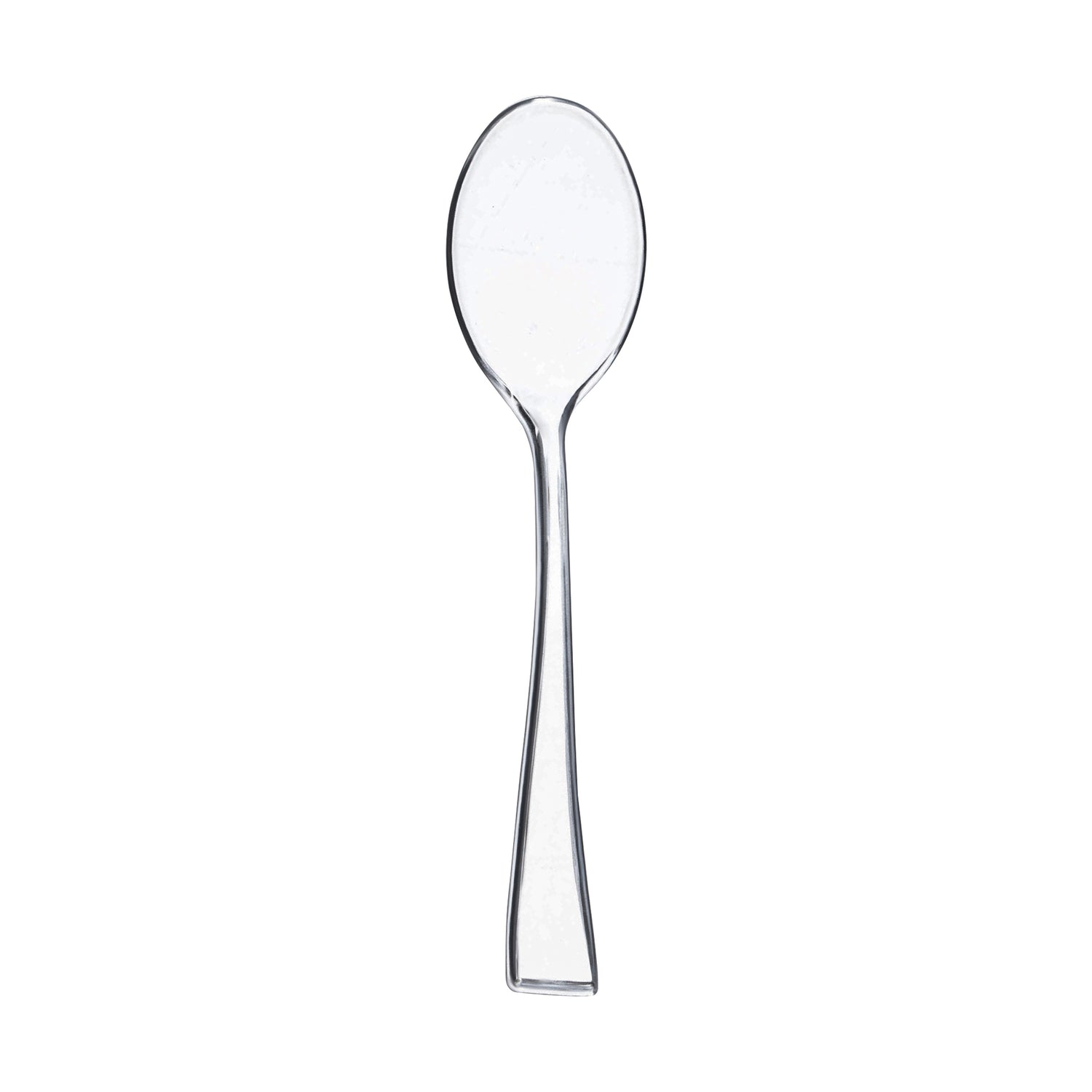 Clear Mini Plastic Disposable Tasting Spoons Main | The Kaya Collection