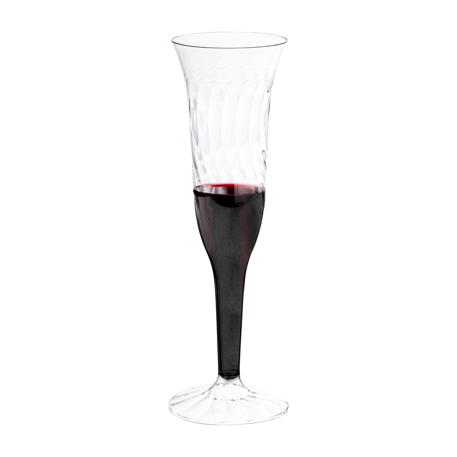 5 oz. Clear Plastic Champagne Flutes Secondary | The Kaya Collection