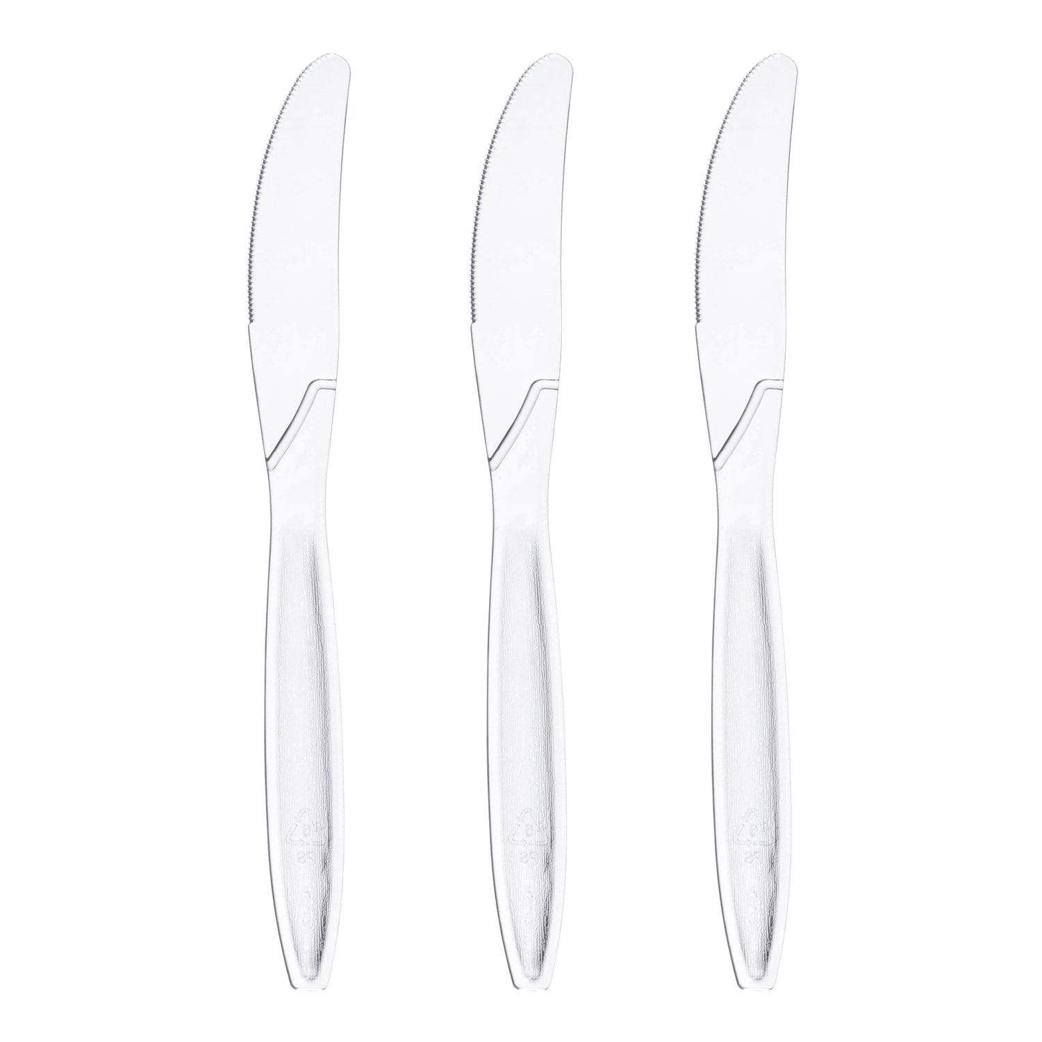 Clear Plastic Disposable Knives Secondary | The Kaya Collection