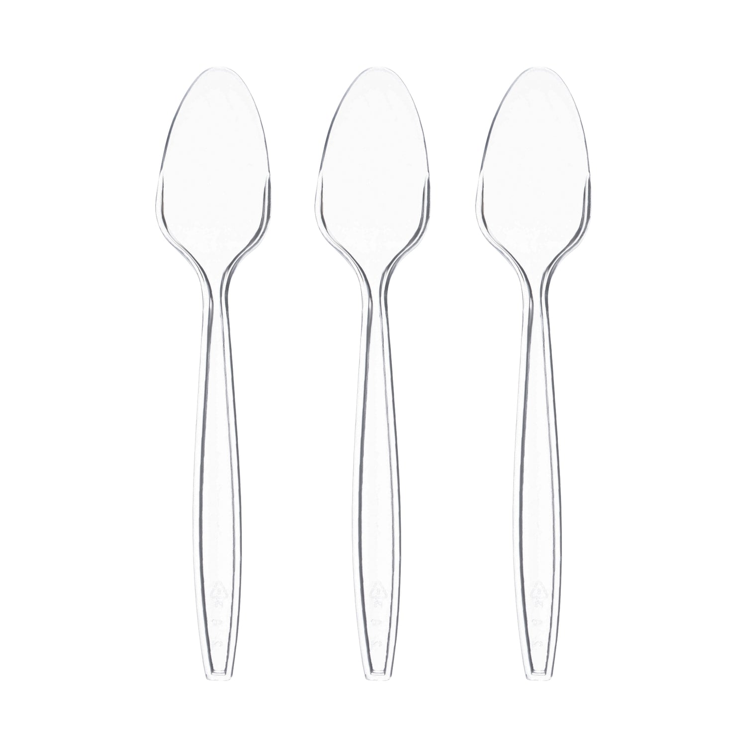 Clear Plastic Disposable Spoons Secondary | The Kaya Collection