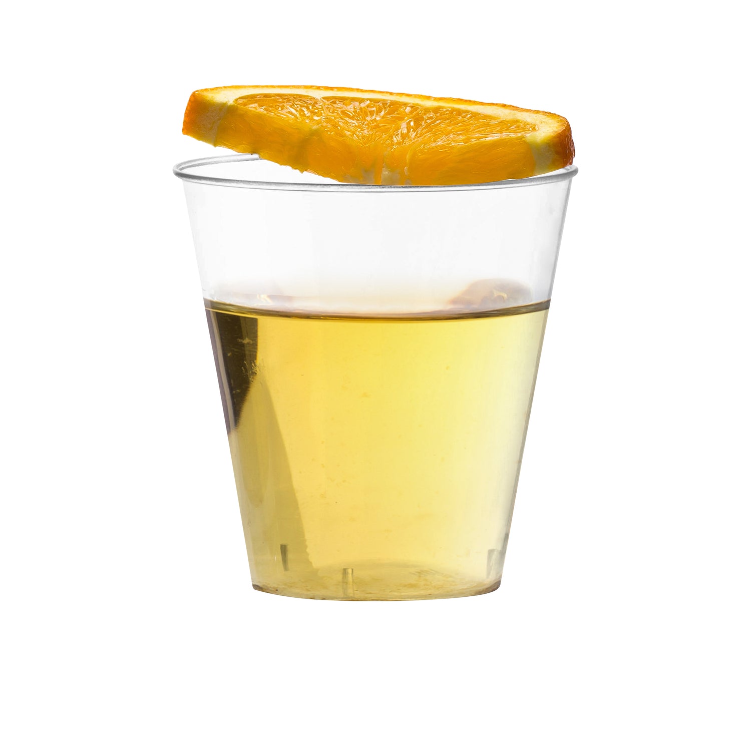 2 oz. Clear Round Plastic Disposable Shot Glasses Secondary | The Kaya Collection