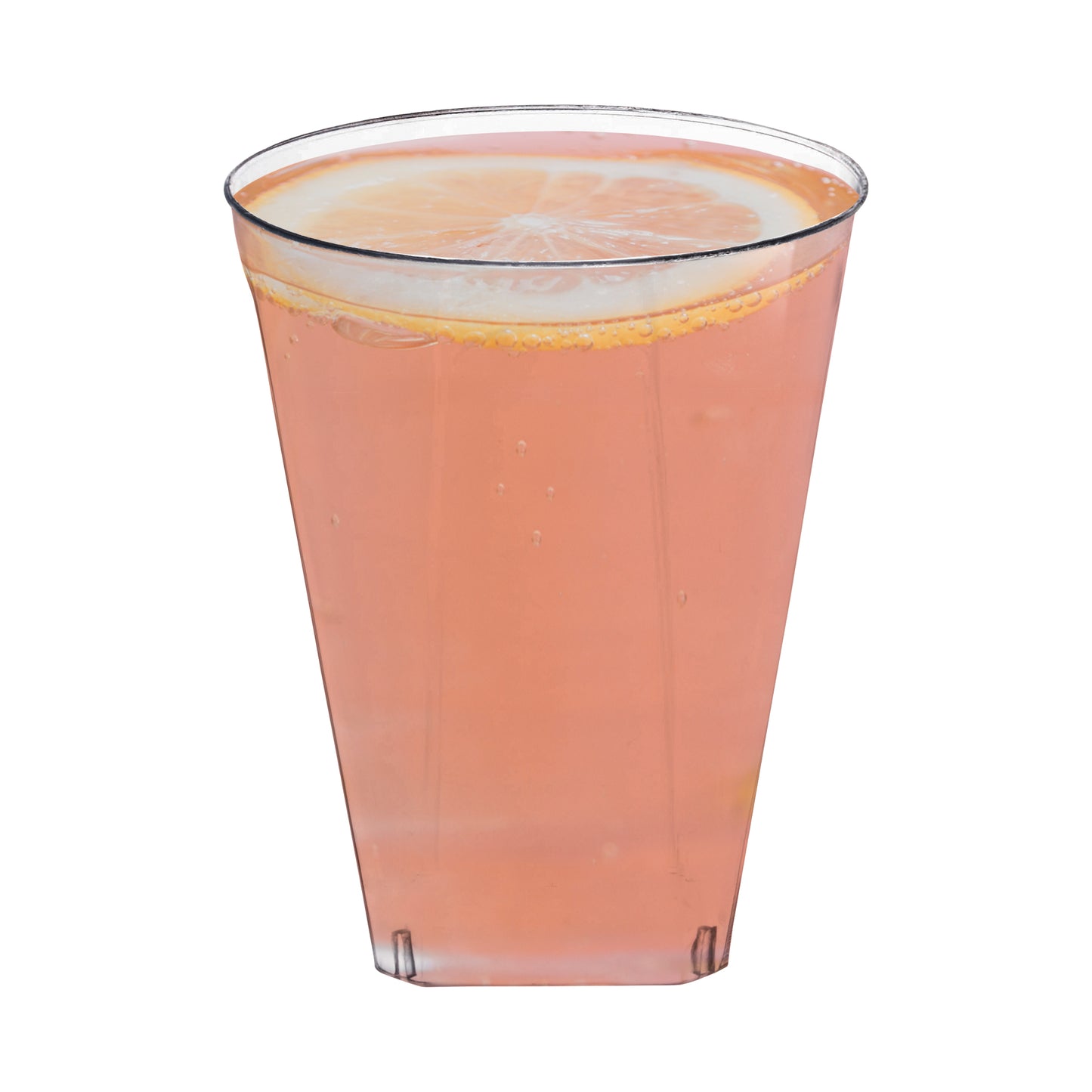 7 oz. Clear Square Bottom Disposable Plastic Cups Secondary | The Kaya Collection