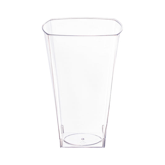 10 oz. Clear Square Plastic Cups Main | The Kaya Collection