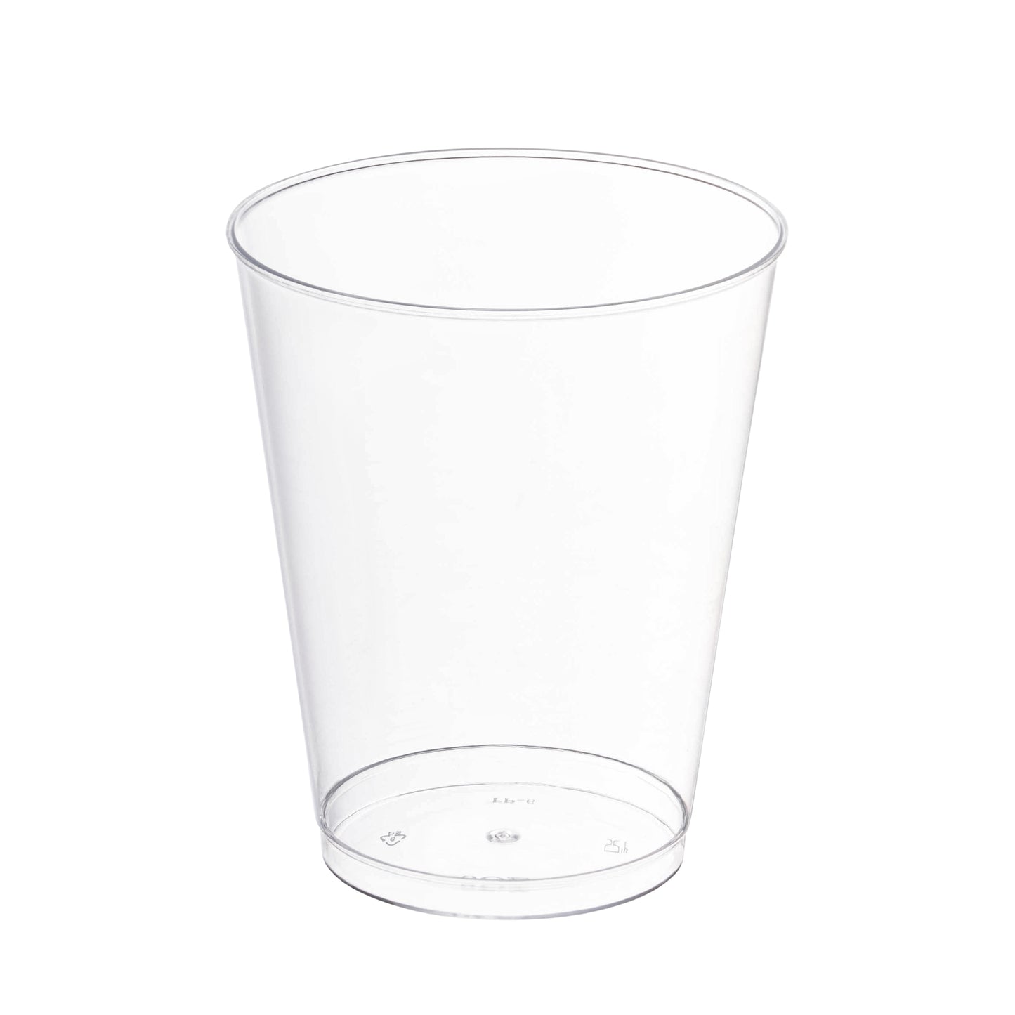 8 oz. Crystal Clear Round Plastic Disposable Party Cups Main | The Kaya Collection