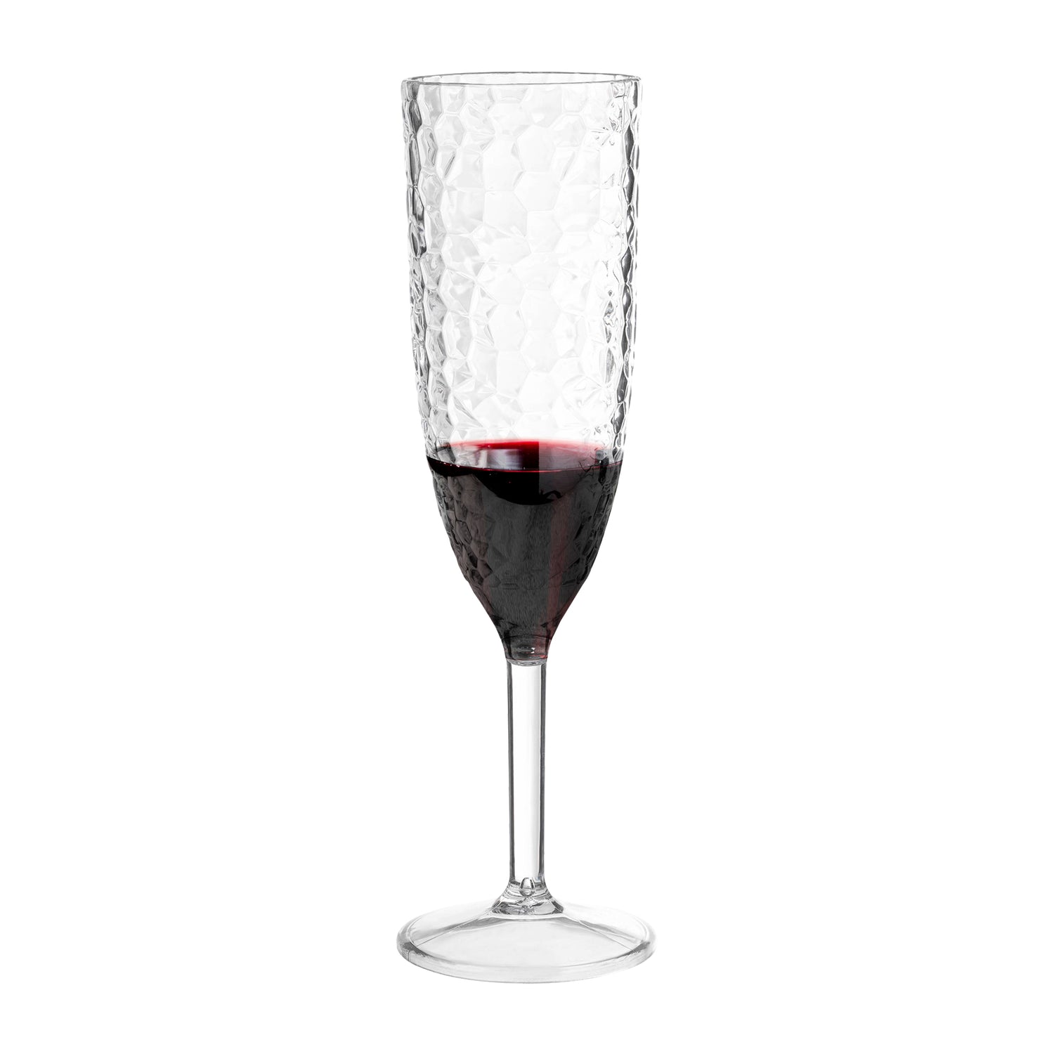 8 oz. Crystal Disposable Plastic Champagne Flutes Secondary | The Kaya Collection