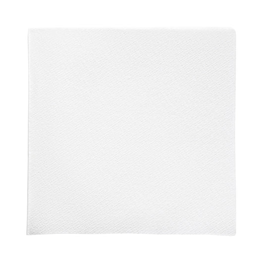 White Linen-Like Premium Paper Beverage/Cocktail Napkins Main | The Kaya Collection