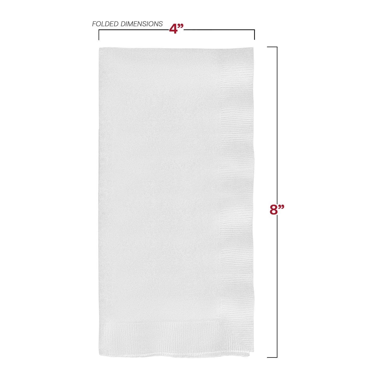 White Paper Dinner Napkins