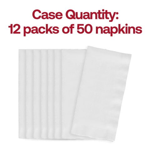 White Paper Dinner Napkins