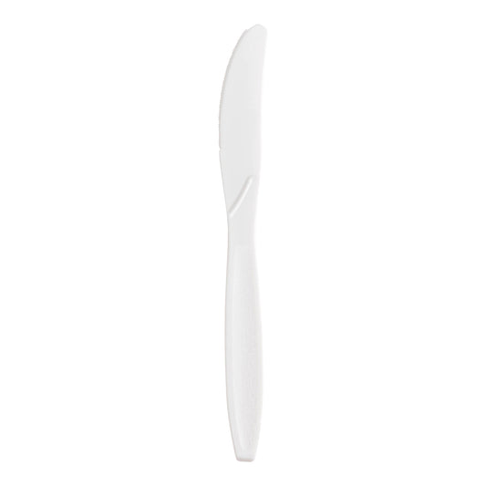 White Plastic Disposable Knives Main | The Kaya Collection